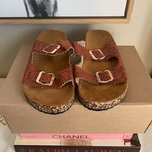 Brand new slip on sandals